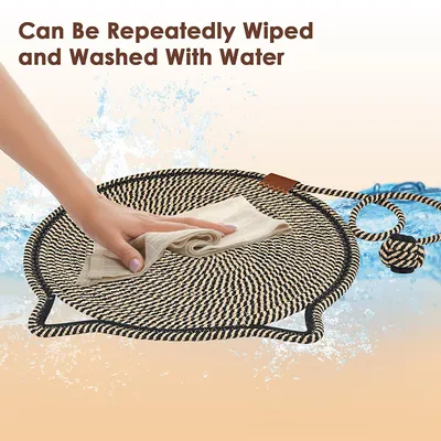 UAMLY Tapis à gratter pour chat, avec balle jouet