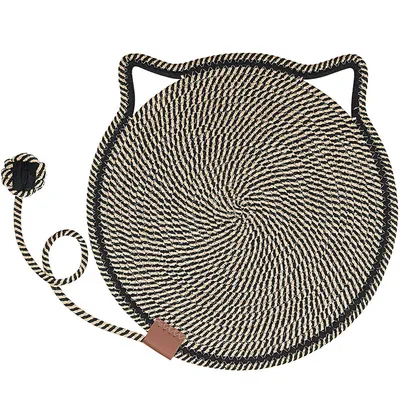 UAMLY Alfombrilla rascadora para gatos con pelota de juguete