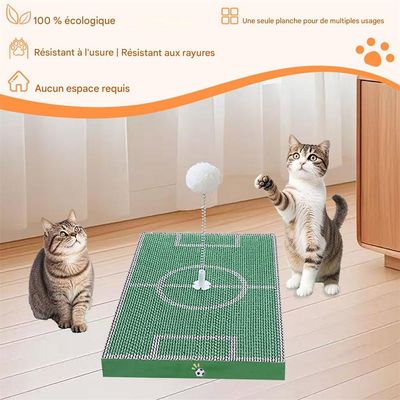 IntiMeg Rascador para gatos con diseño de campo de fútbol