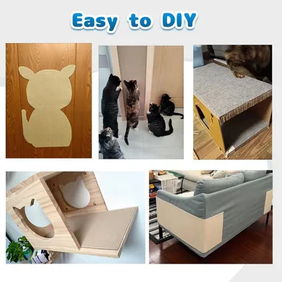 IntiMeg Tapis griffoir adhésif pour chat 30 x 100 cm