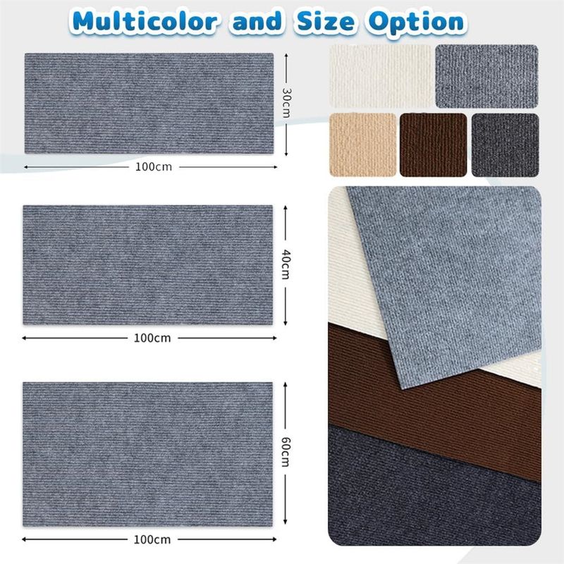 IntiMeg Tapis griffoir adhésif pour chat 30 x 100 cm