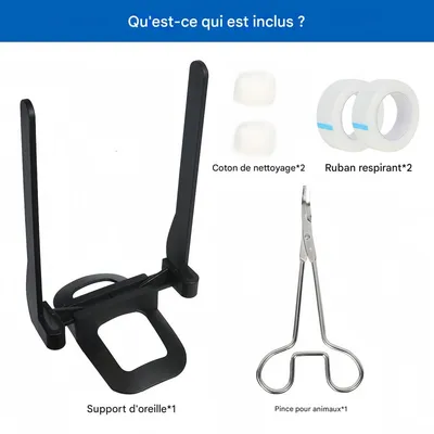 FurryFusion Kit de soins des oreilles pour chien FurryFusion Kit de soins des oreilles pour chien