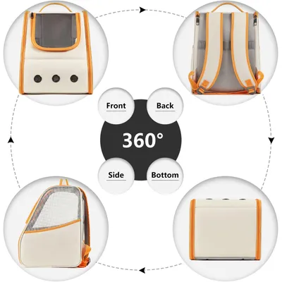 UAMLY Sac à dos respirant d'extérieur pour chat