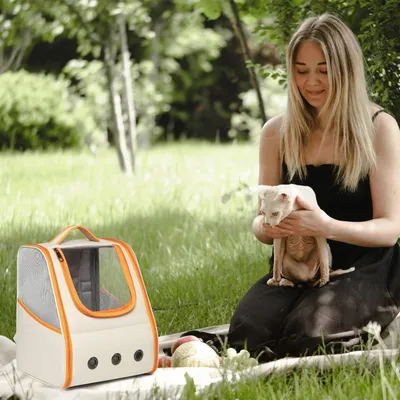 UAMLY Sac à dos respirant d'extérieur pour chat