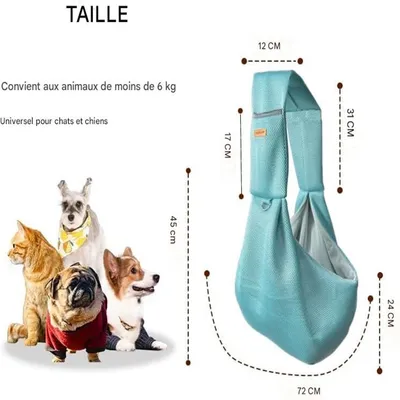 ZenPets Sac de transport pour animaux de compagnie