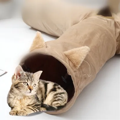IntiMeg Tunnel pour chat, à trois canaux
