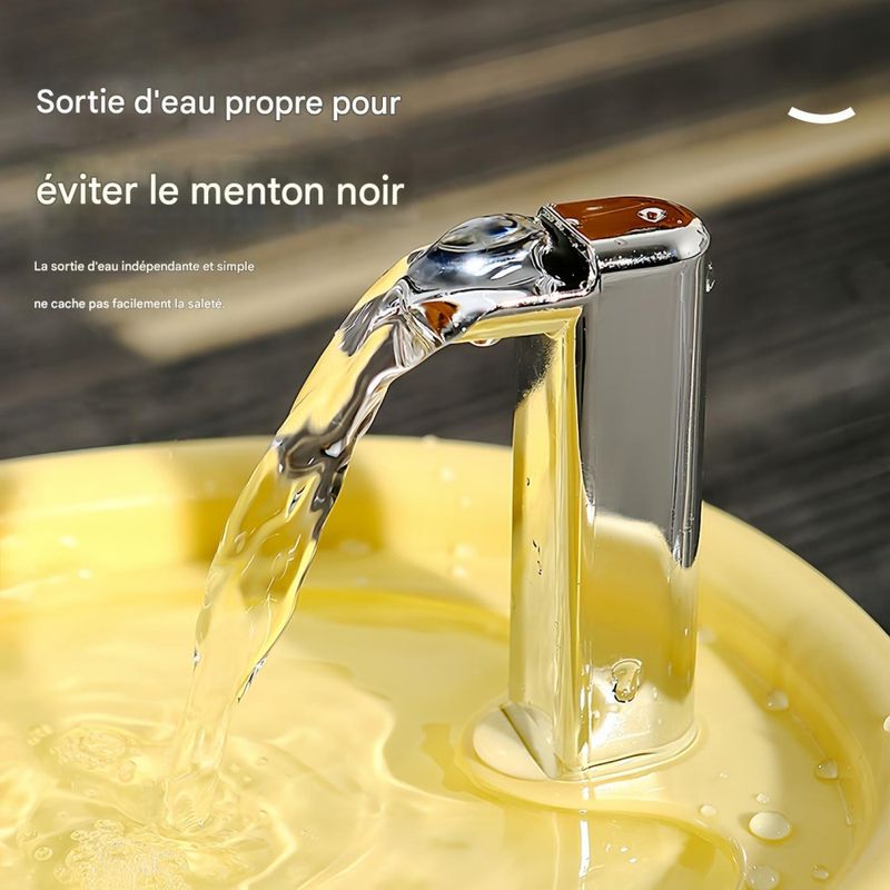 FurryFusion Fontaine à eau automatique pour chats et chiens 1,5 L