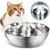 UAMLY Fontaine pour chat en acier inoxydable