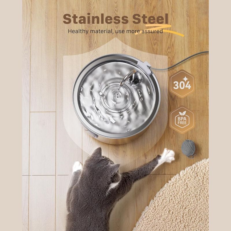 IntiMeg Fontaine à eau pour chat 3,2L