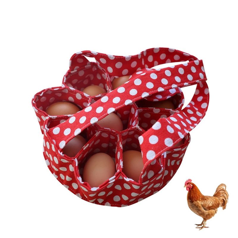 Zenpets Panier pliable en toile pour œufs