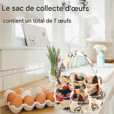 ZenPets Panier de collecte d'œufs
