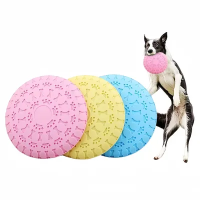 FurryFusion Frisbee TPR double usage pour chien