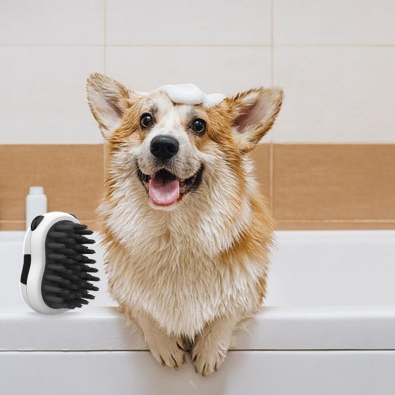 Petopia Brosse de bain multi - fonctionnelle pour chien et chat