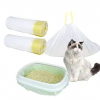 FurryFusion Lot de 40 Sacs à litière pour chat