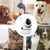 FurryFusion Caméra de surveillance pour animaux de compagnie 360°