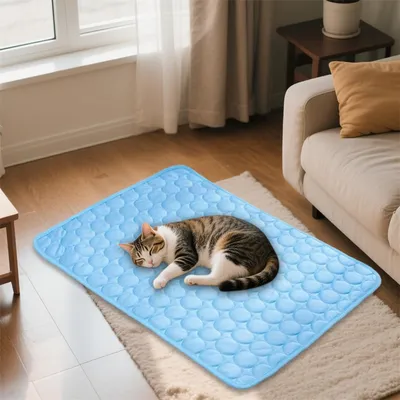 Petopia Tapis de refroidissement en soie glacée pour animaux de compagnie