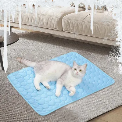 Petopia Tapis de refroidissement en soie glacée pour animaux de compagnie