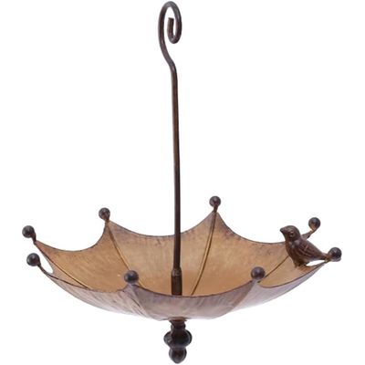 UAMLY Bain d'oiseaux suspendu en forme de parapluie