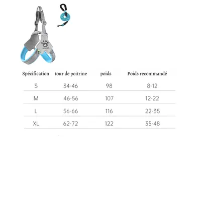 Petopia Harnachement en forme de Y pour chien