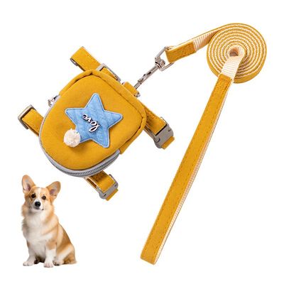 Petopia Harnais de traction avec sac à dos pour chien et chat