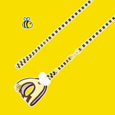 ZenPets Conjunto de arnés y correa Bee Delight para perros