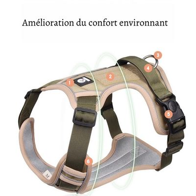 Petopia Harnais de traction pour chien en style gilet