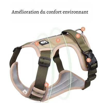 Petopia Harnais de traction pour chien en style gilet