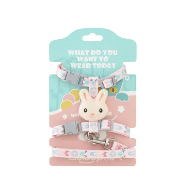Petopia Harnais de traction pour chat en forme de lapin