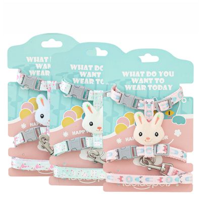 Petopia Harnais de traction pour chat en forme de lapin