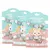 Petopia Harnais de traction pour chat en forme de lapin