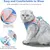 UAMLY Harnais pour chat avec laisse et doublure réfléchissante