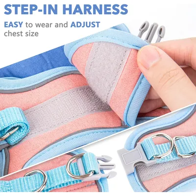 UAMLY Harnais pour chat avec laisse et doublure réfléchissante