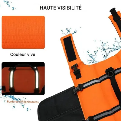 IntiMeg Rettungsweste für Hunde – Hoher Auftrieb IntiMeg Rettungsweste für Hunde – Hoher Auftrieb