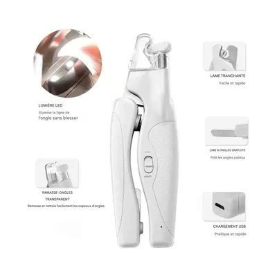 Petopia Coupe - griffes avec LED pour chien et chat