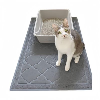 FurryFusion Tapis de litière pour chat en PVC 40 x 60 cm