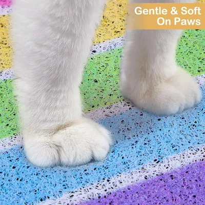 UAMLY Tapis de litière pour chat, motif nid d'abeille (Style 2)