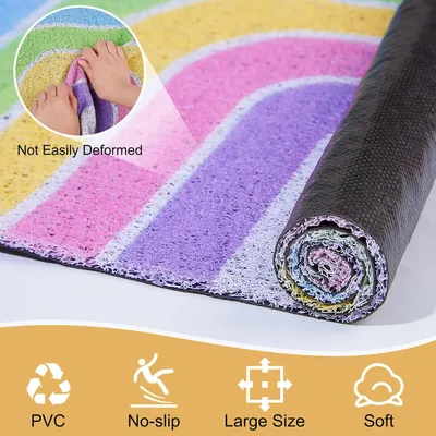 UAMLY Alfombrilla para arenero de gato, diseño de panal ( 2)