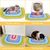UAMLY Tapis de litière pour chat, motif nid d'abeille (Style 1)