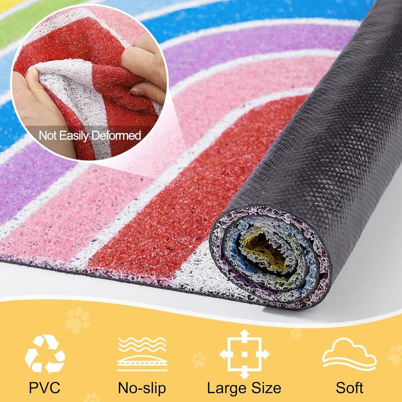 UAMLY Tapis de litière pour chat, motif nid d'abeille (Style 1)