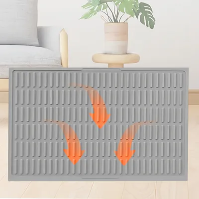 FurryFusion Tapis de litière en silicone pour chat