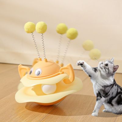 Petopia Jouet abeille toupie pour chat