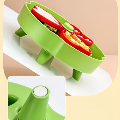 FurryFusion Gamelle anti - glouton pour chien et chat en forme de fleur