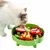 FurryFusion Gamelle anti - glouton pour chien et chat en forme de fleur