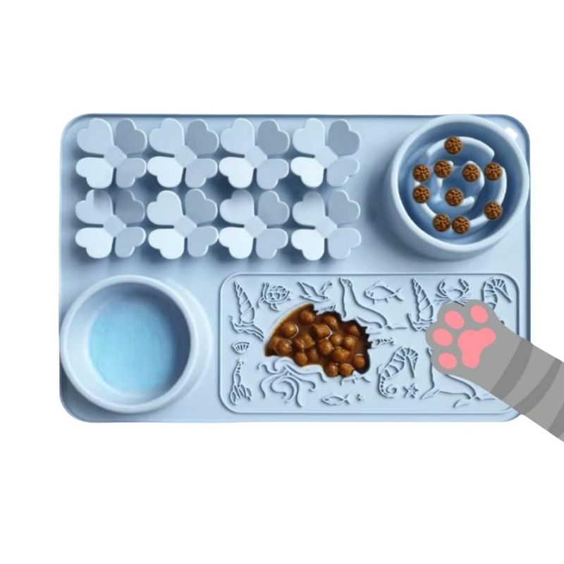 Petopia Tapis à lécher et gamelle à alimentation lente pour chien et chat