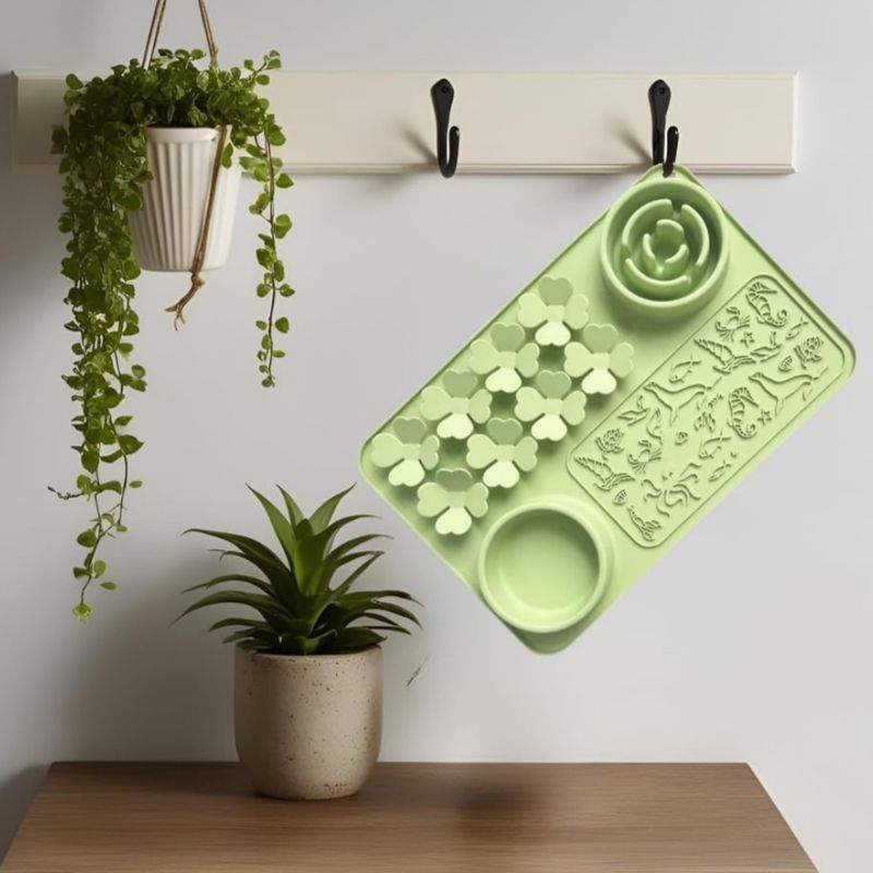 Petopia Tapis à lécher et gamelle à alimentation lente pour chien et chat