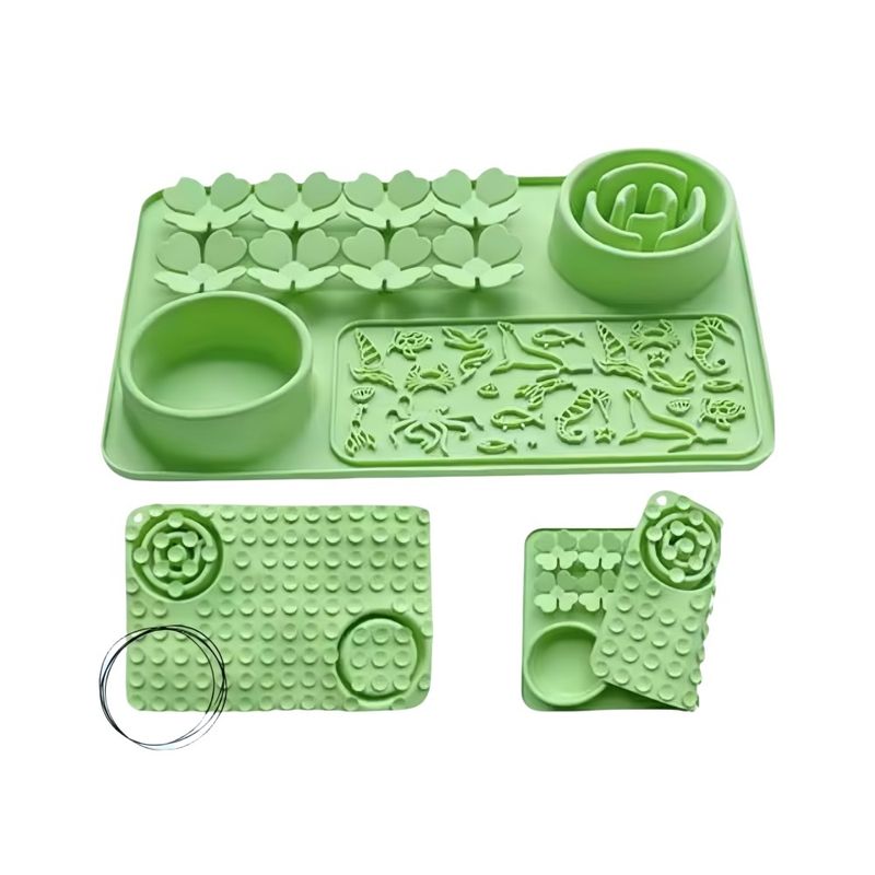 Petopia Tapis à lécher et gamelle à alimentation lente pour chien et chat