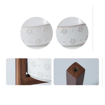 UAMLY Cuenco de cerámica elevado para gatos y perros
