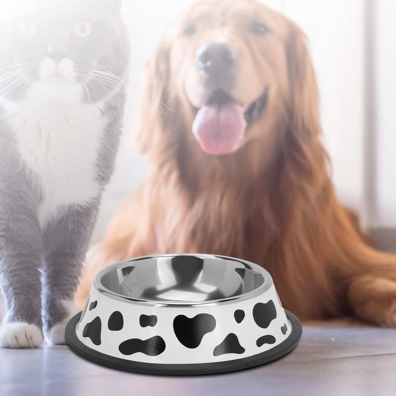 UAMLY Gamelle en acier inoxydable pour chat et chien