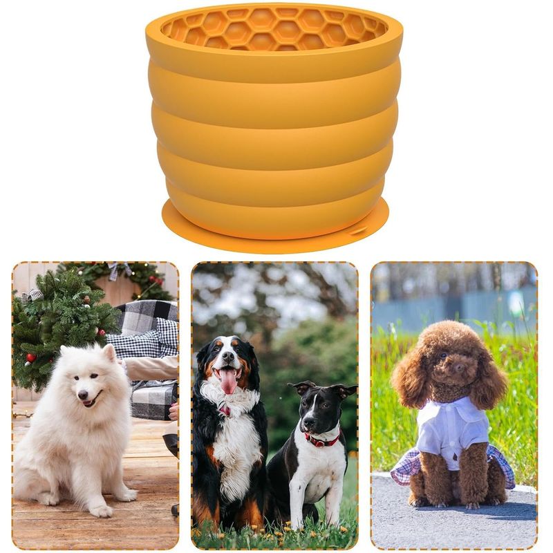 UAMLY Bol à lécher pour chien avec ventouse