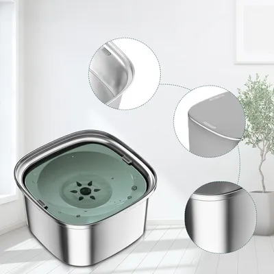 UAMLY Gamelle pour chien en acier inoxydable